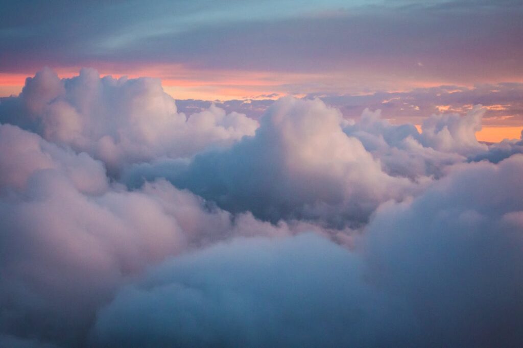 pexels-photo-2114014 Captivating sunset cloudscape with pink and blue hues in Bo-Karoo, South Africa.